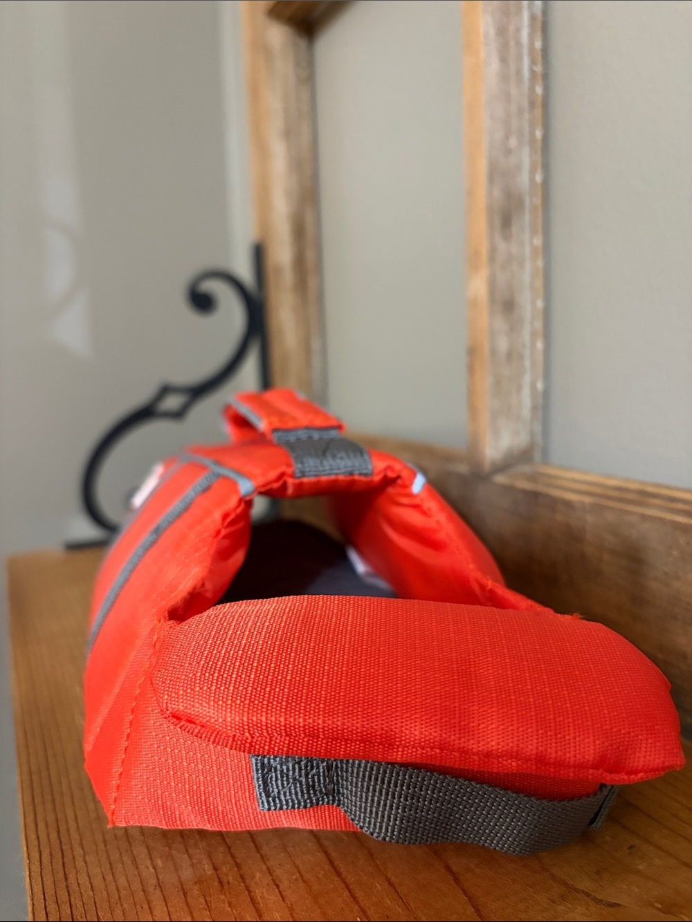 Outward Hound Granby Splash red-Orange Dog Life Jacket with Handle size XS - Picture 5 of 10